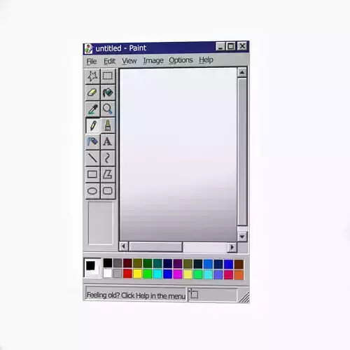 Microsoft Paint Mirror 3D model