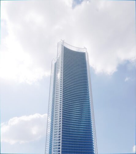 Parametric Building 1c8 3D model 7