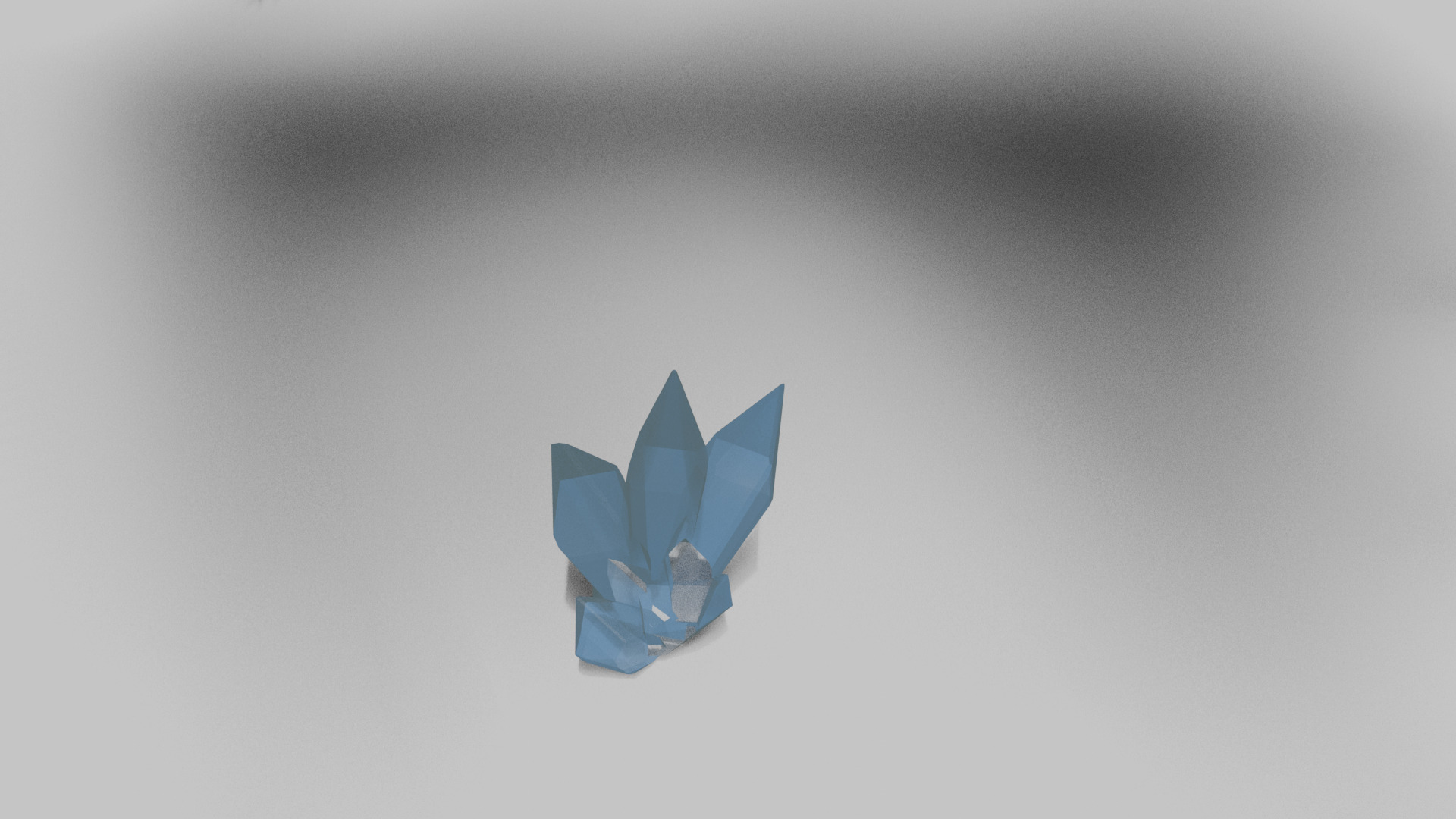 Tall Crystal Bundle Low-poly 3D model_3