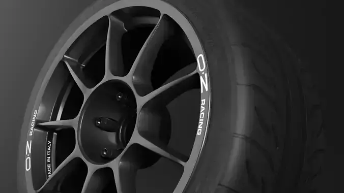 OZ Racing Challenge HLT Low-poly 3D model