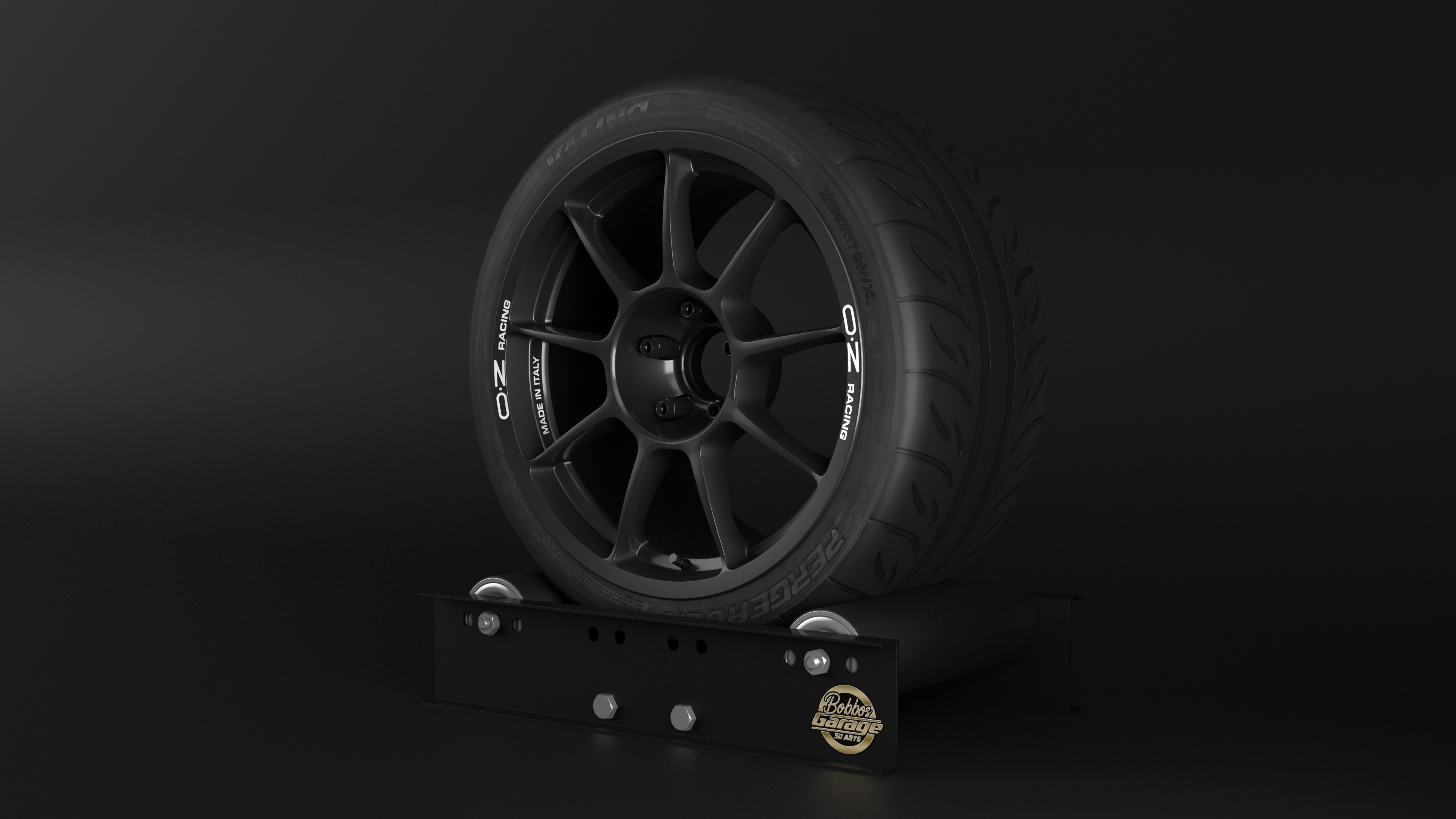 OZ Racing Challenge HLT Low-poly 3D model_1