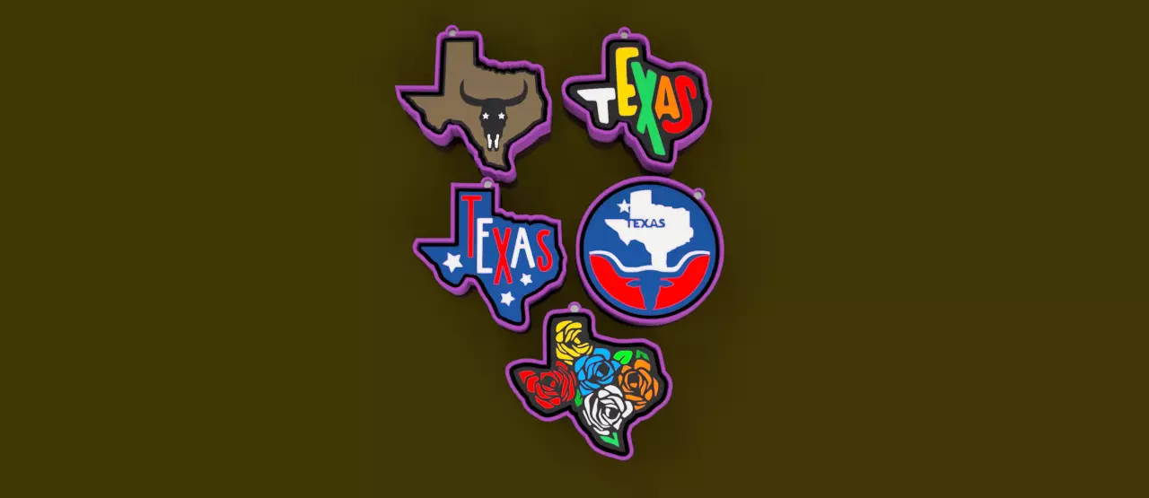 Texas Pride Bundle Freshie Molds Bold Versatile 3D print model