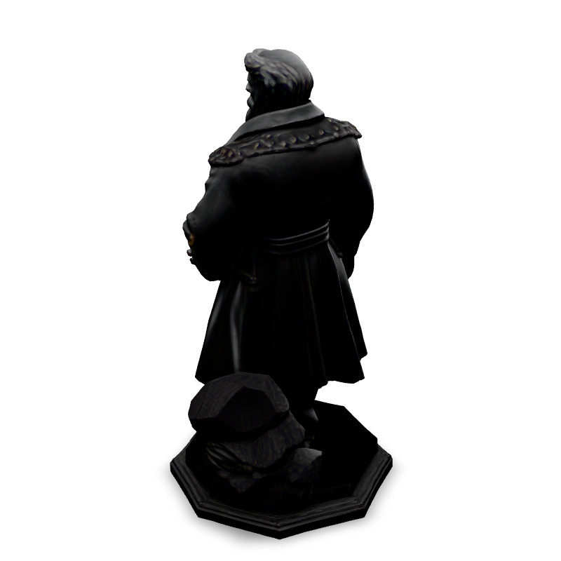 3D Model  Fantasy Military Commander Low-poly 3D model_4