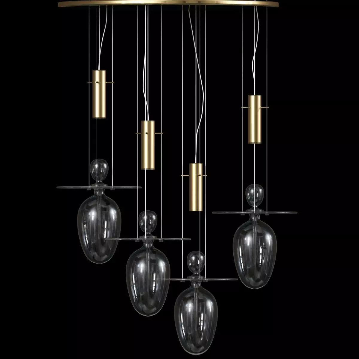 Melogranoblu Perfume Egg Pendant Ceiling Light 3D model_0