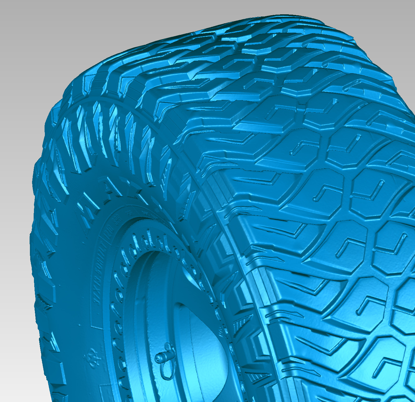Maxxis Razr MT 37x13-50R17LT on RRW Offroad Tire 3D Scan 3D model_2