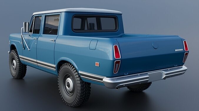 International Wagonmaster 1973 3D print model 5