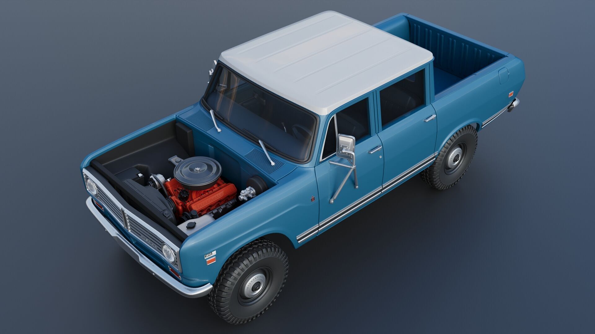 International Wagonmaster 1973 3D print model_14