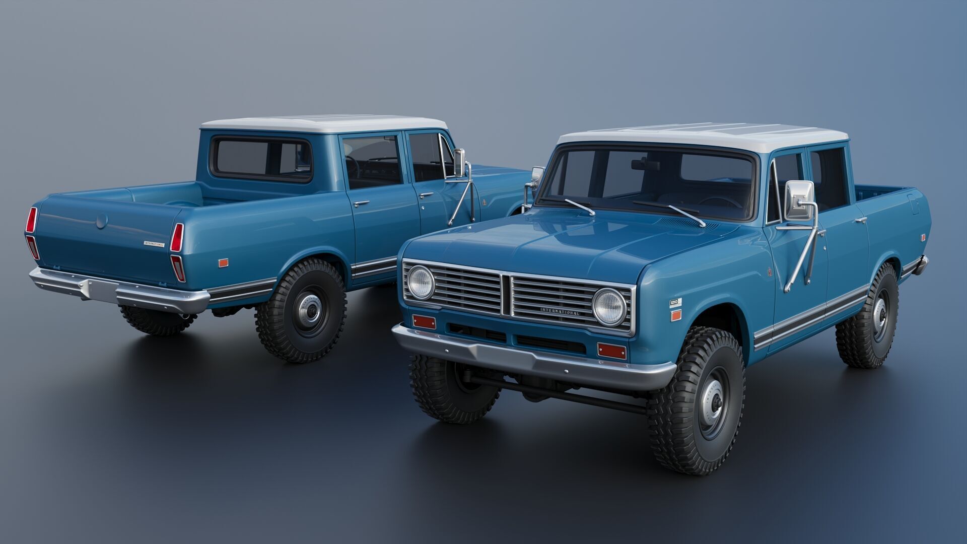 International Wagonmaster 1973 3D print model_1