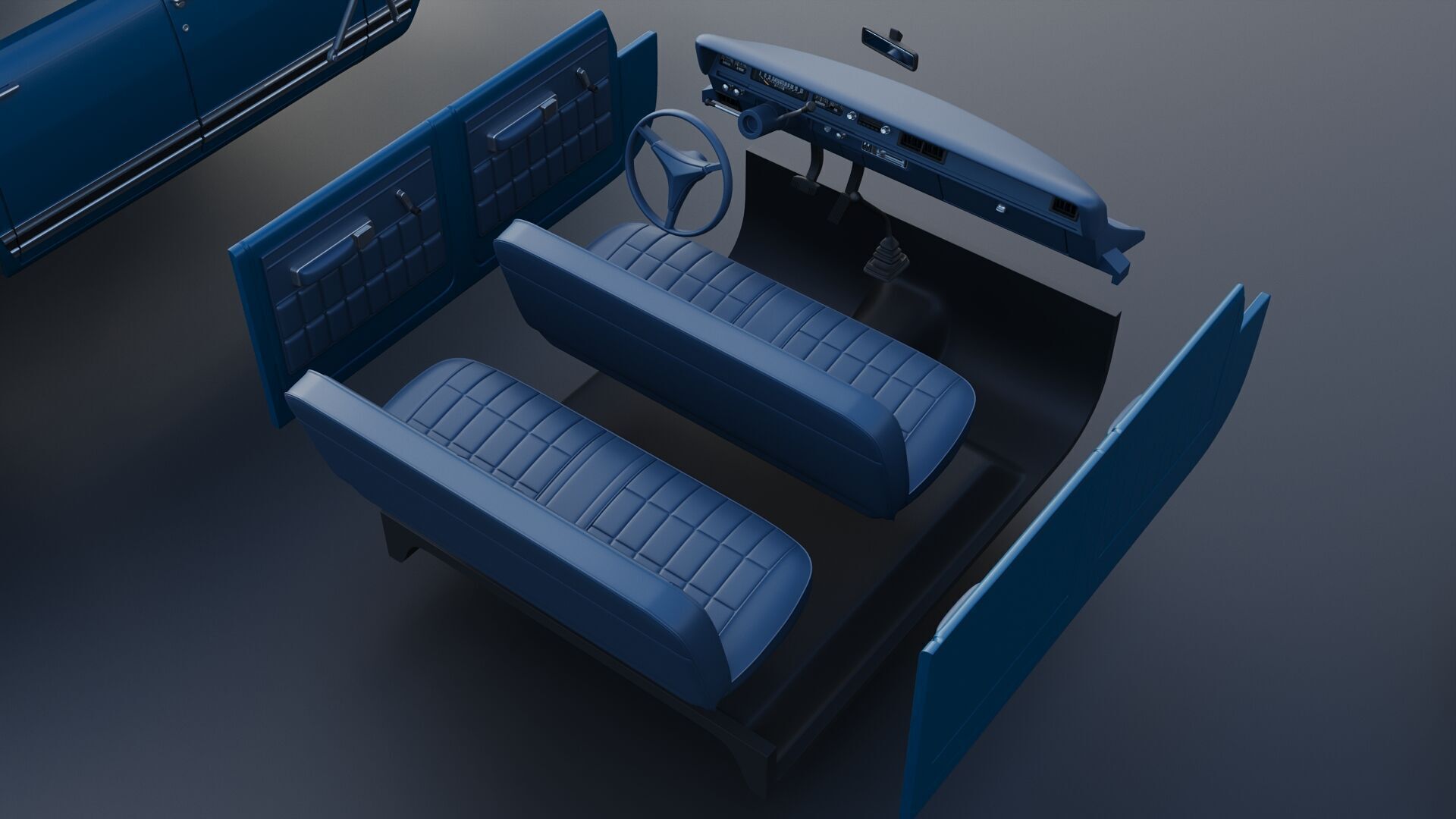 International Wagonmaster 1973 3D print model_25