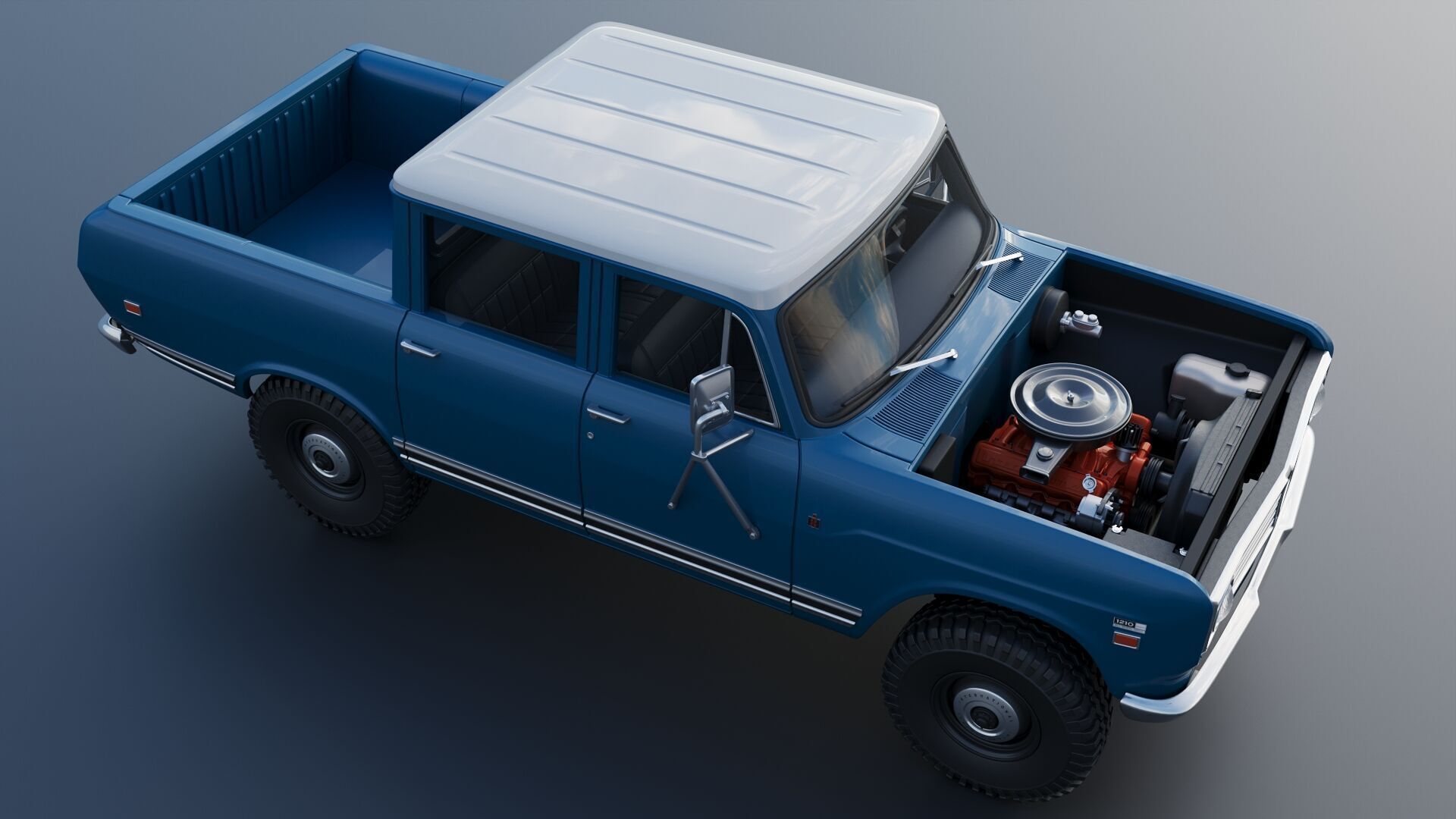 International Wagonmaster 1973 3D print model_15