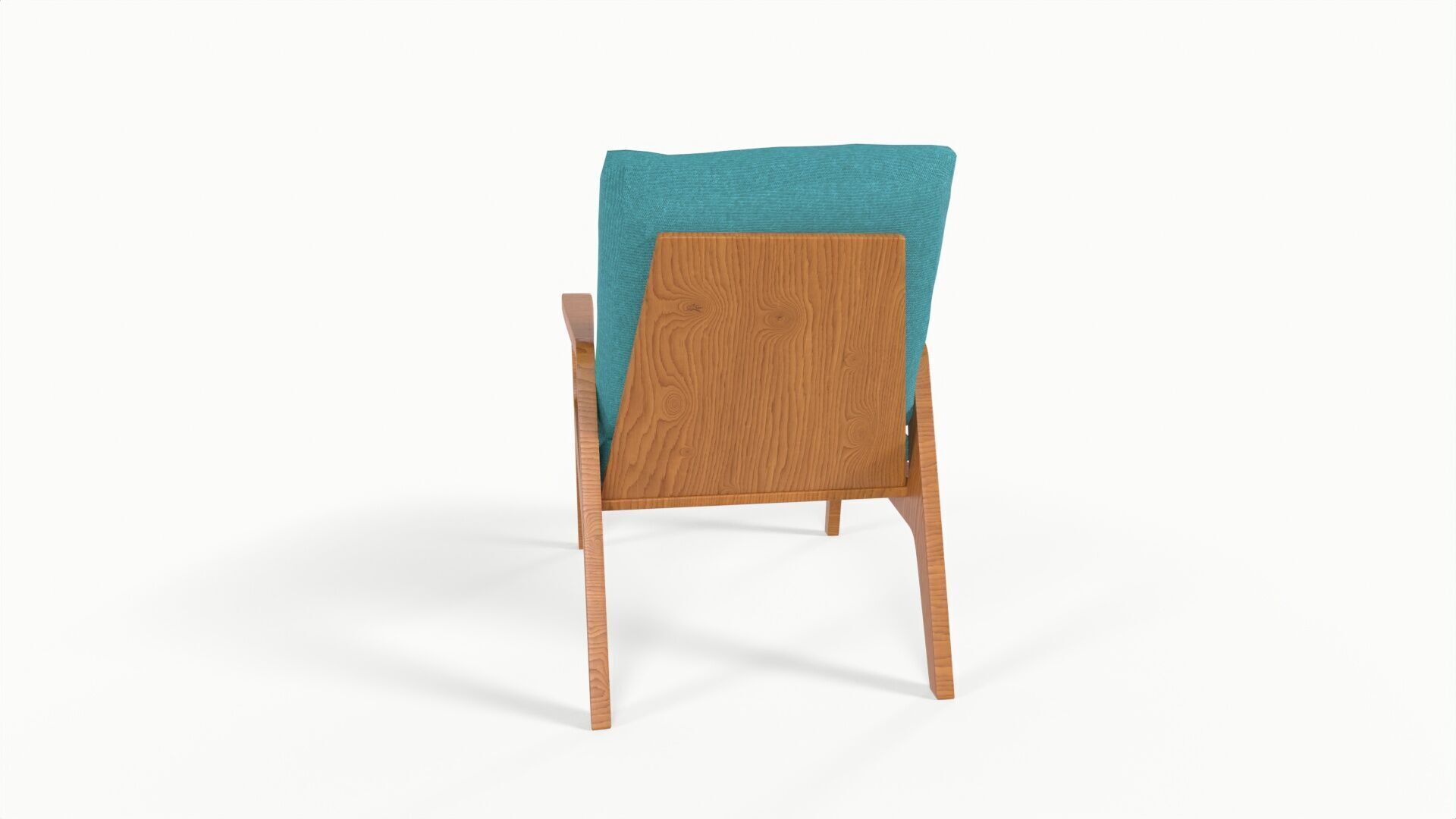 Modern Armchair 3D print model_5