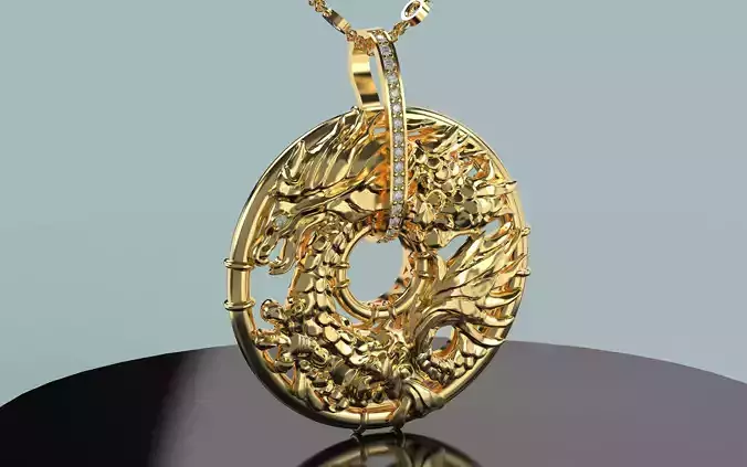 Carrera y Carrera - Shanghai Dragon Pendant