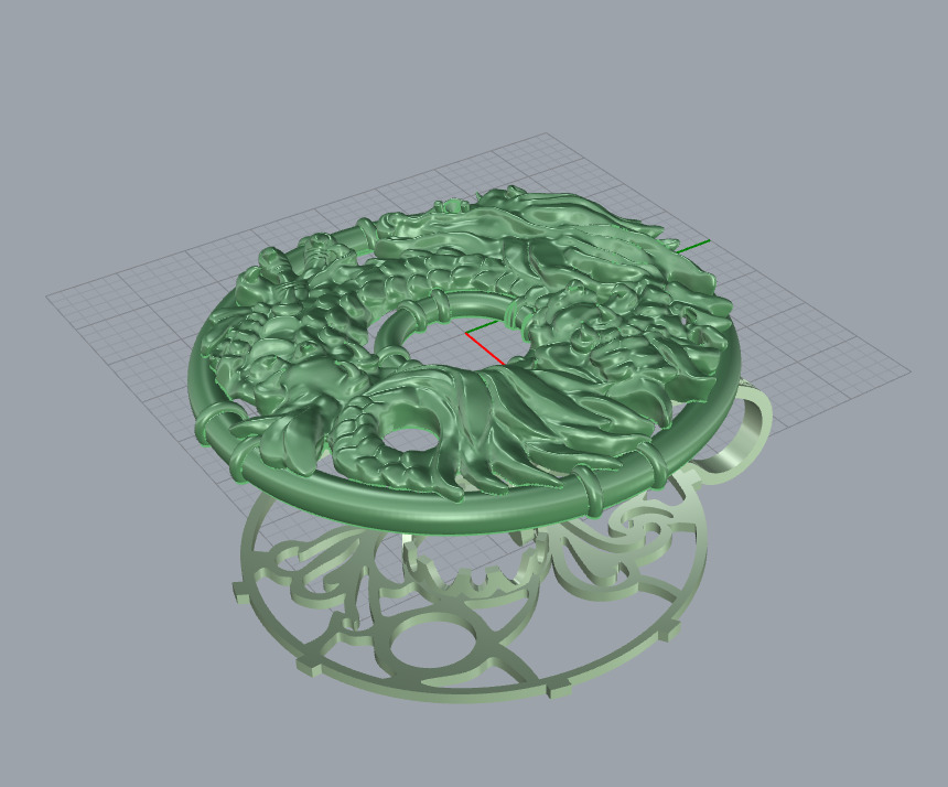 Carrera y Carrera - Shanghai Dragon Pendant 3D print model_5