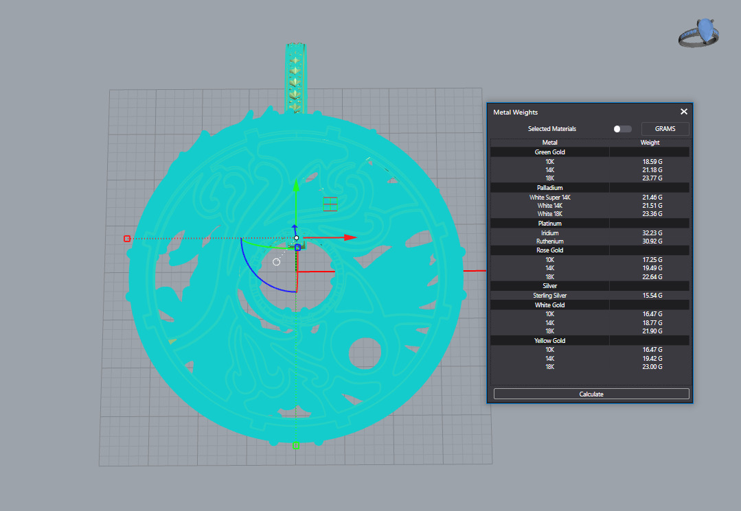 Carrera y Carrera - Shanghai Dragon Pendant 3D print model_6