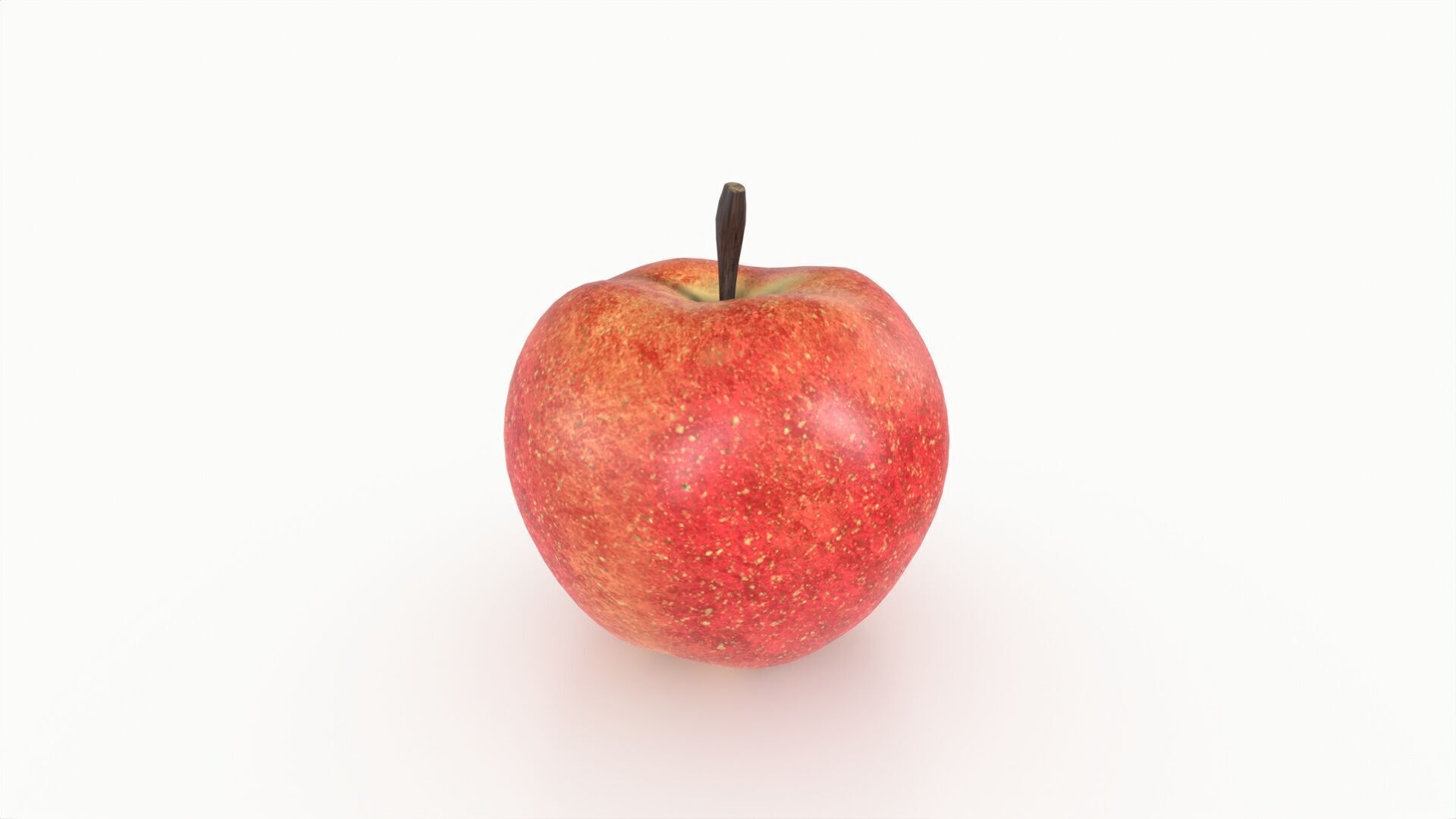 Realistic Apple 3D print model_9