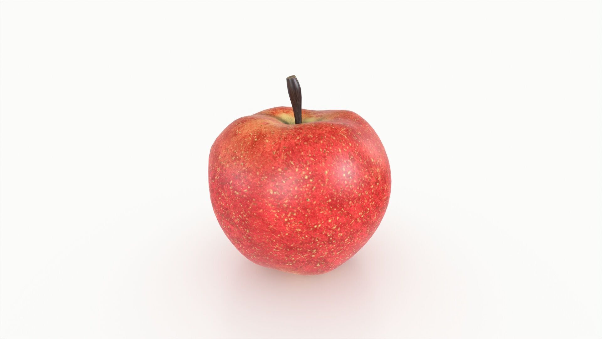Realistic Apple 3D print model_6