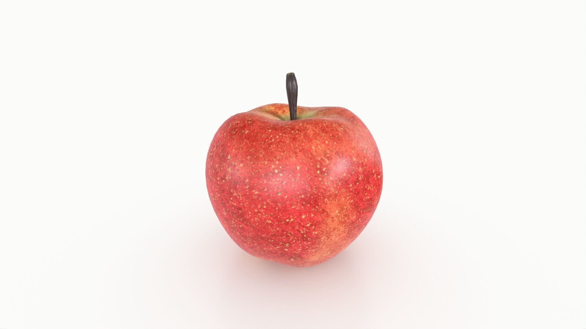 Realistic Apple 3D print model_3