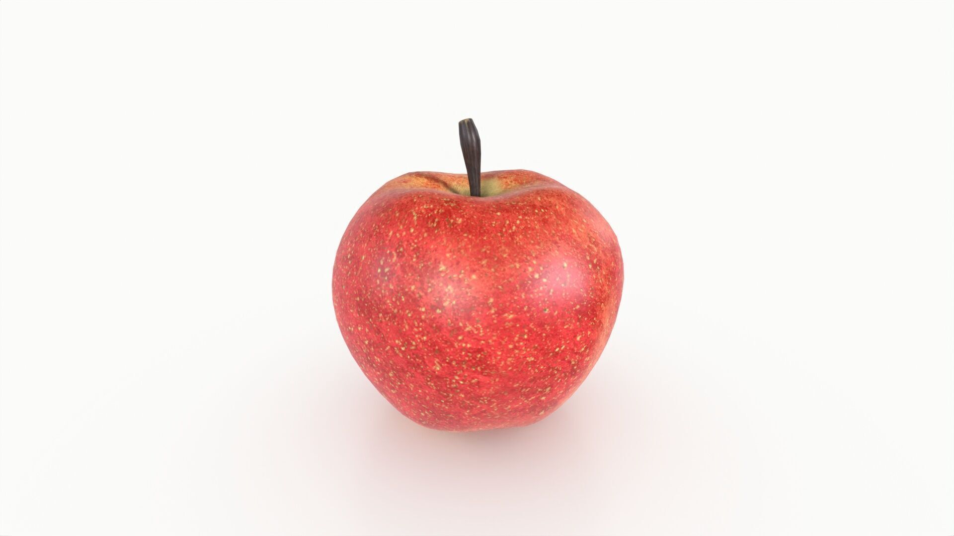 Realistic Apple 3D print model_4