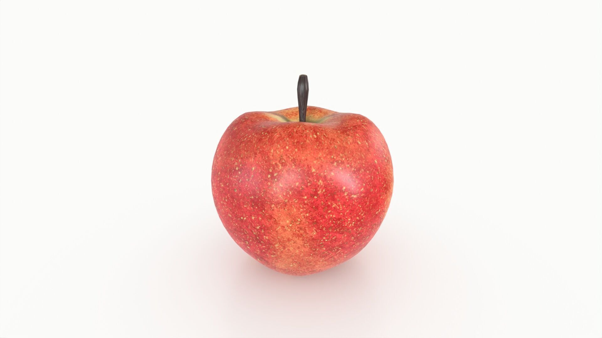 Realistic Apple 3D print model_2
