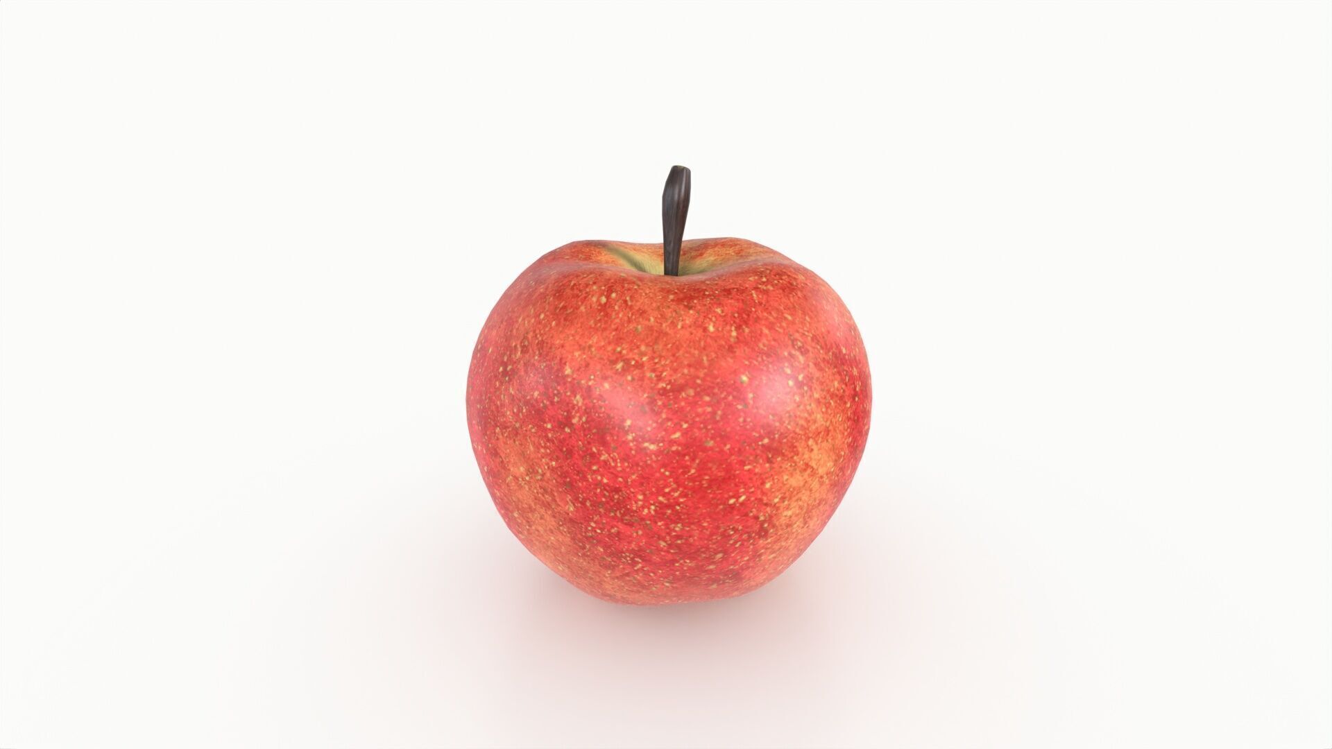 Realistic Apple 3D print model_1