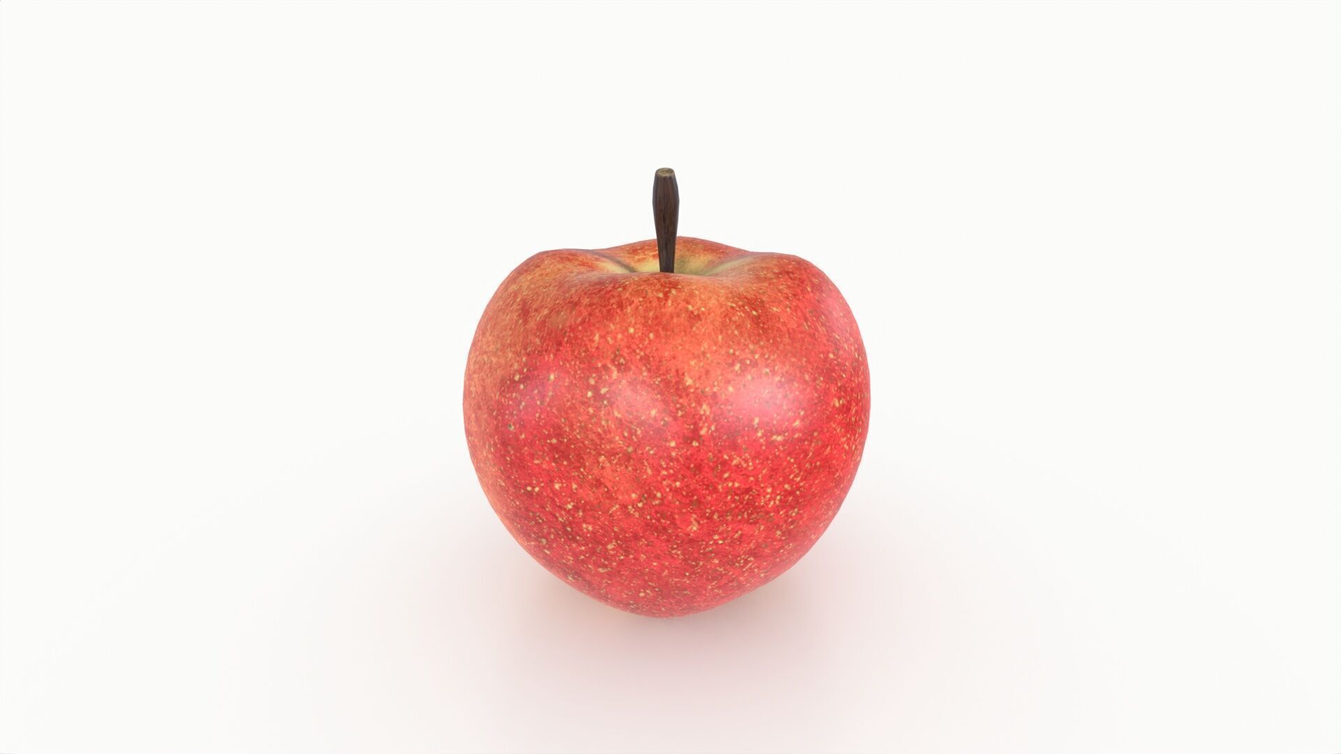Realistic Apple 3D print model_8