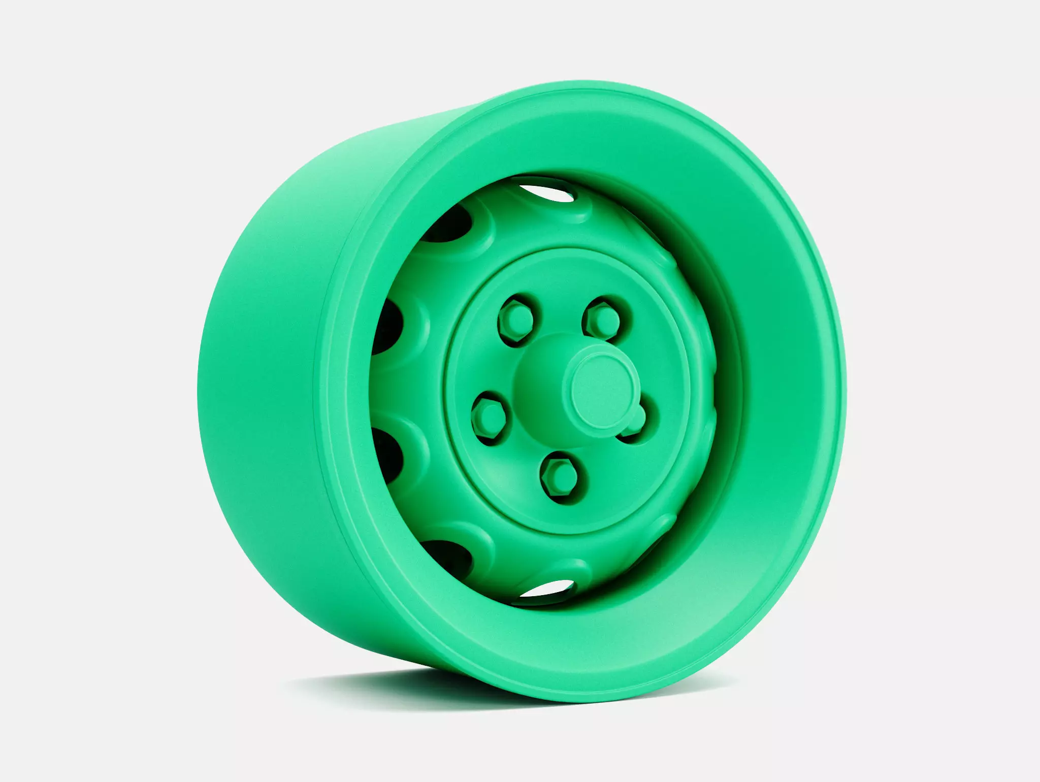 15x8 Mopar Rallye Wheel and Brake 3D print model_1