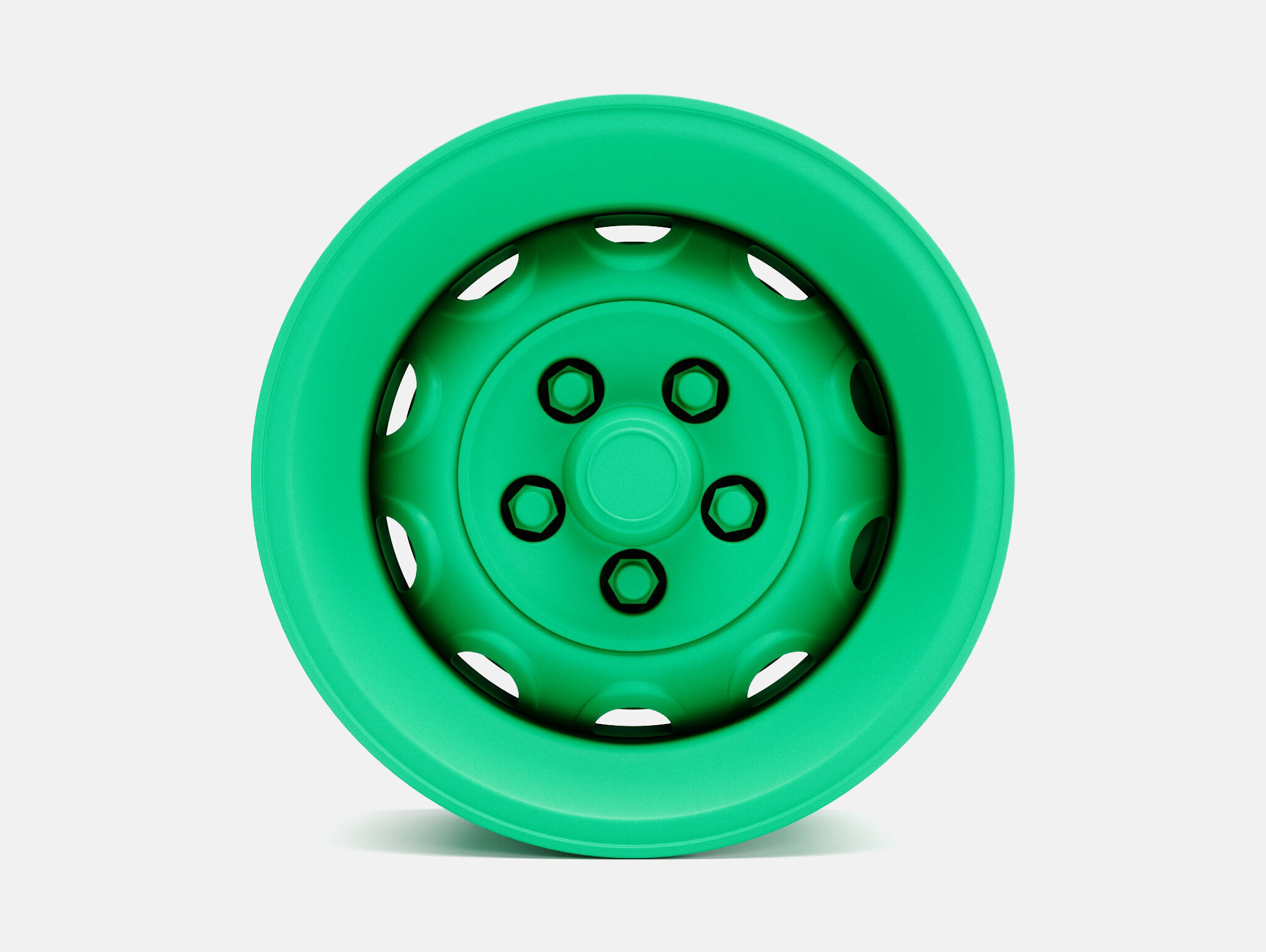 15x8 Mopar Rallye Wheel and Brake 3D print model_5