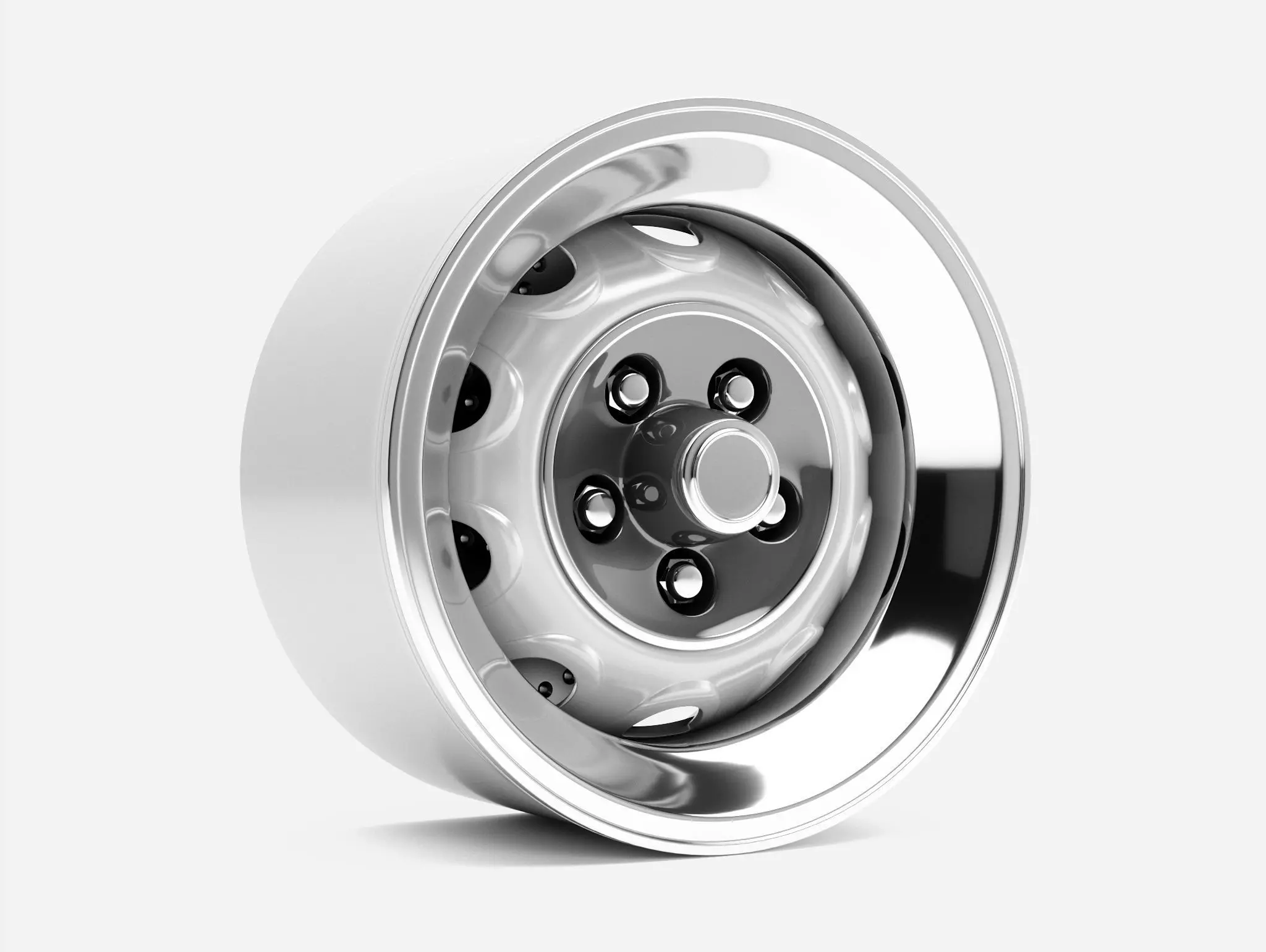 15x8 Mopar Rallye Wheel and Brake 3D print model_0