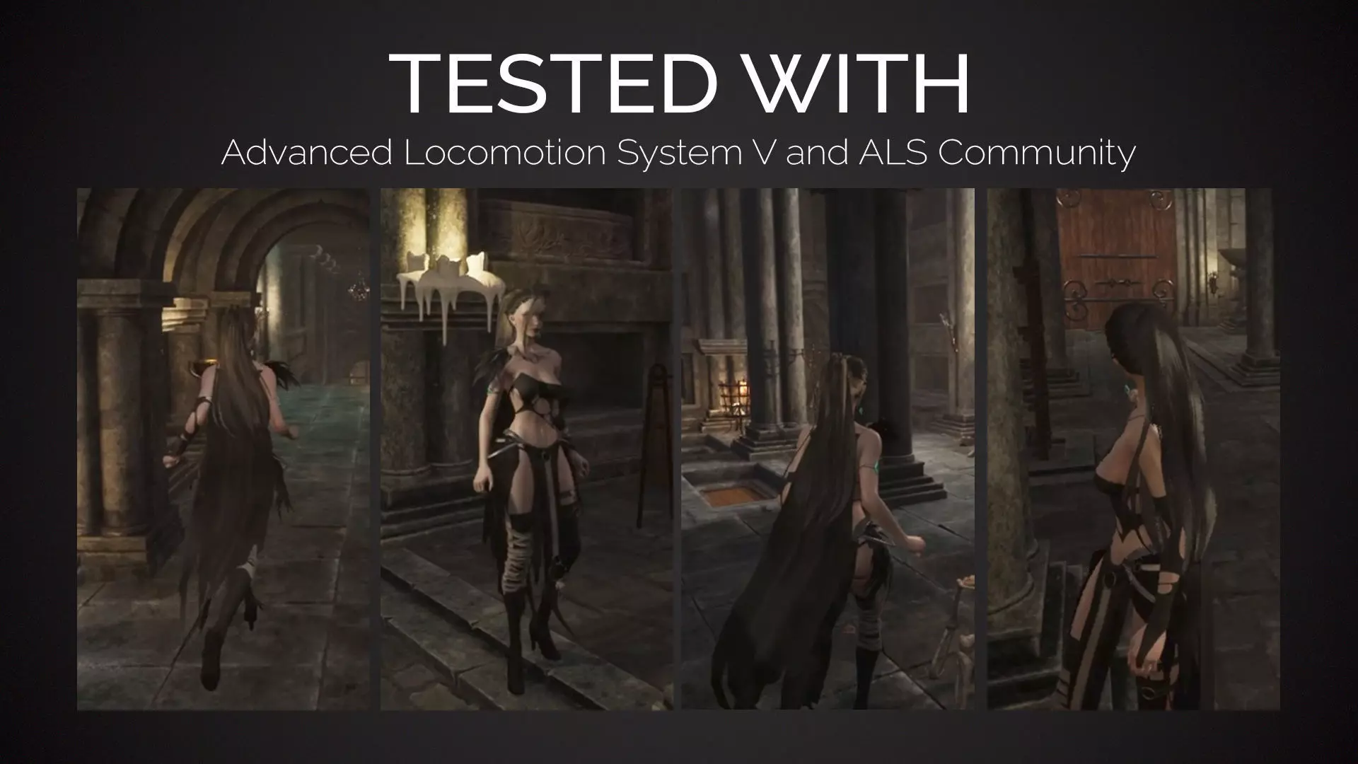 Necromancer Girl Sora - Game Ready Low-poly 3D model_10