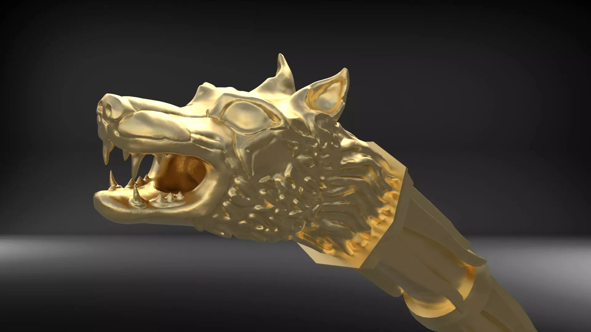 Dacian Wolf 3D Printable Model 3D print model_0