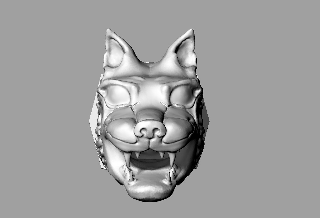 Dacian Wolf 3D Printable Model 3D print model_3