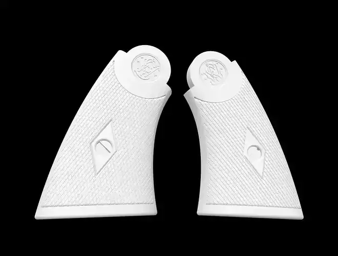 Indiana Jones Revolver Grips for 3D printing 3D print model