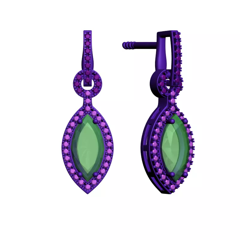 necklace earring Free 3D print model_0