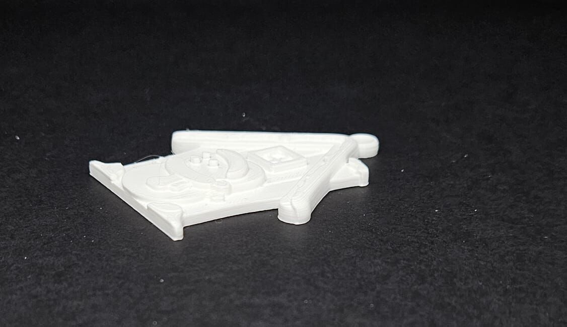 House with Snowman 3D print model_10