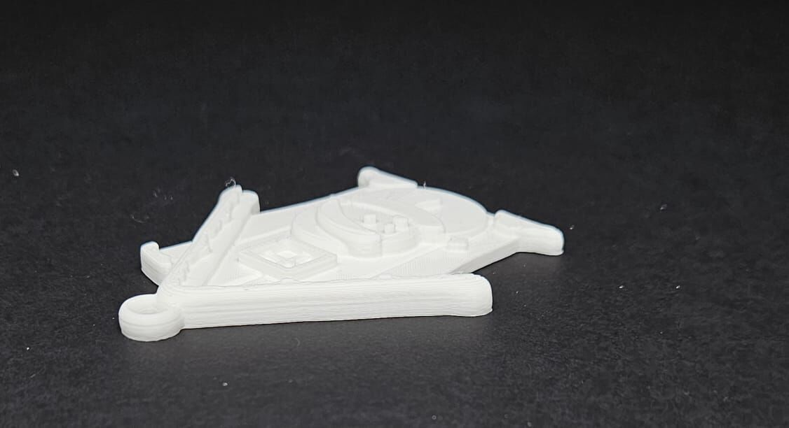 House with Snowman 3D print model_8