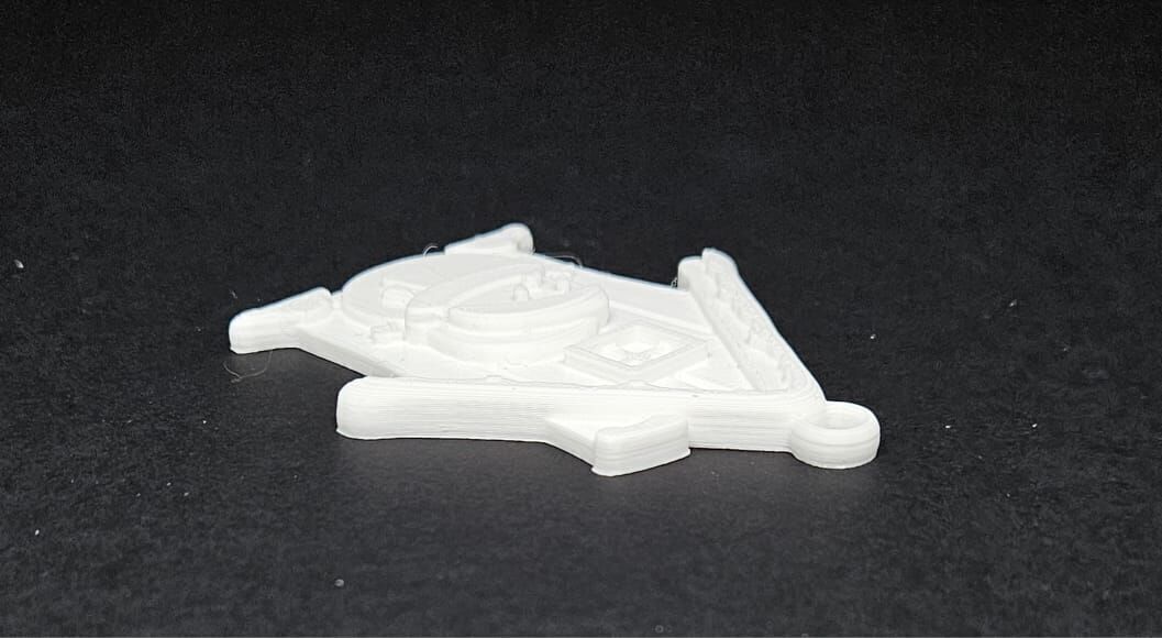 House with Snowman 3D print model_9