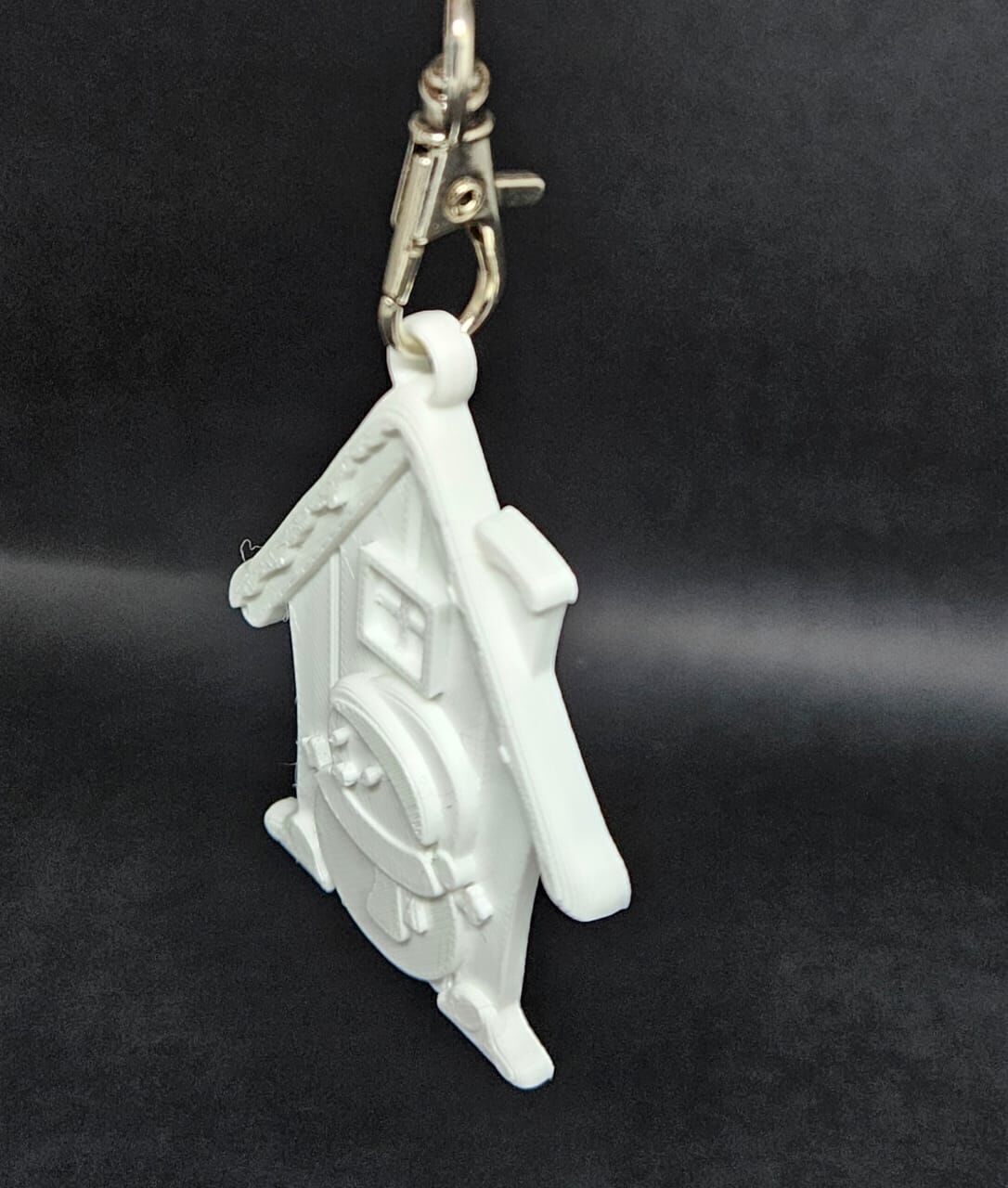 House with Snowman 3D print model_13