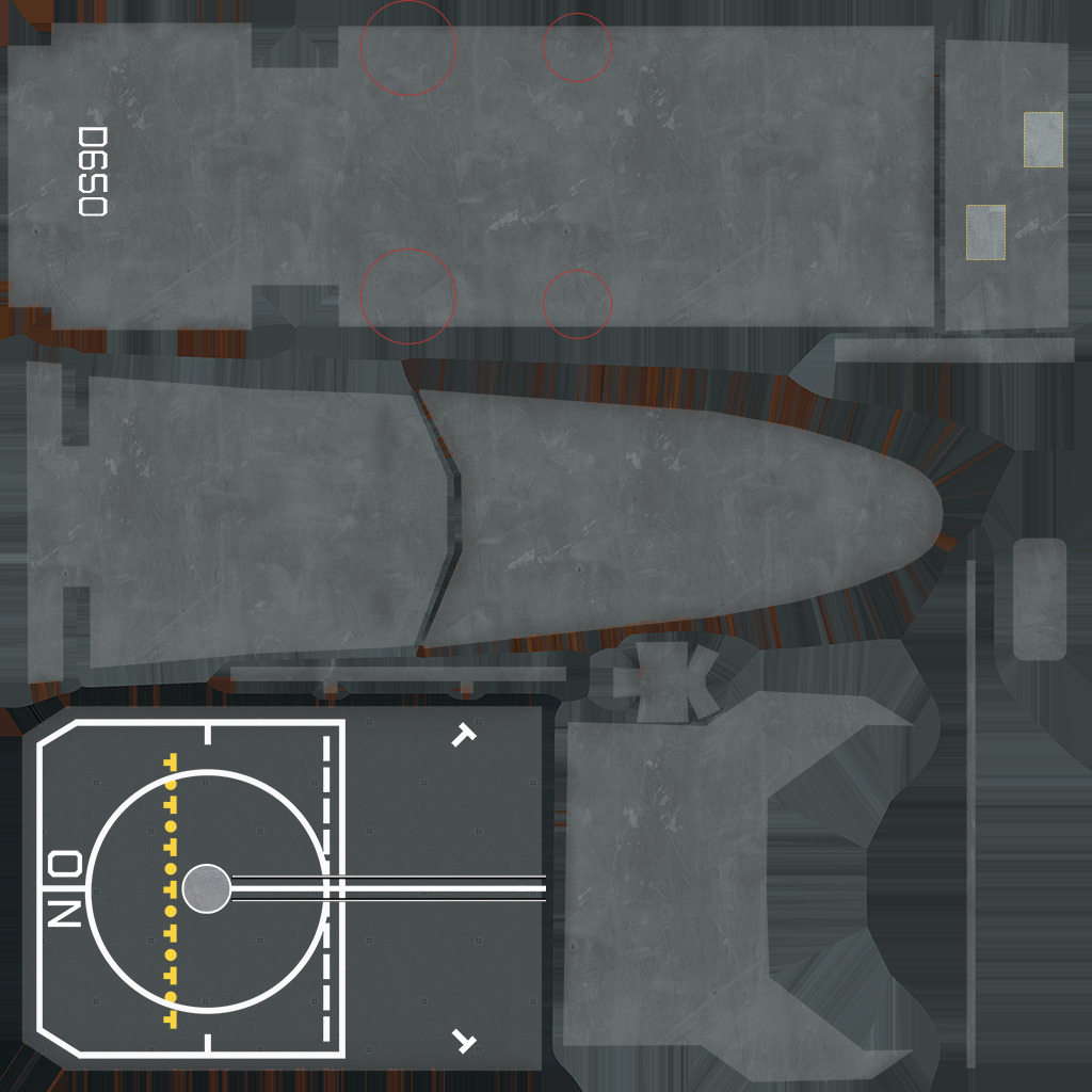 FS Aquitaine Game Ready Low-poly 3D model_20