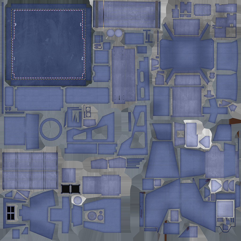 FS Aquitaine Game Ready Low-poly 3D model_21