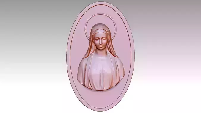 Virgin Mary relief