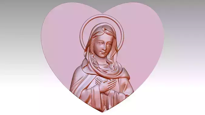 Virgin Mary relief 2