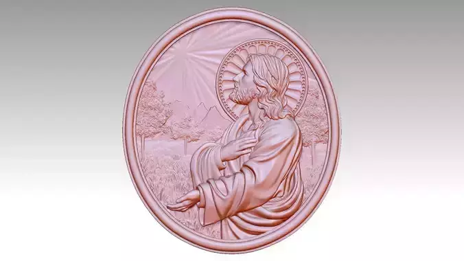 Jesus prays reliefs 