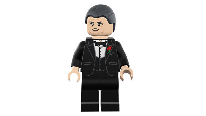 3D print minifigure - The Godfather - Vito Corleone 3D print model
