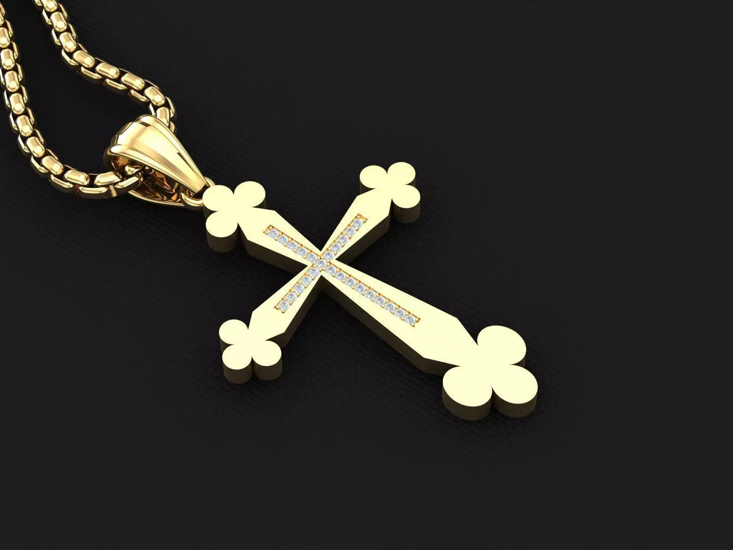 Jesus Christ Pendant 3CP002 3D print model_0