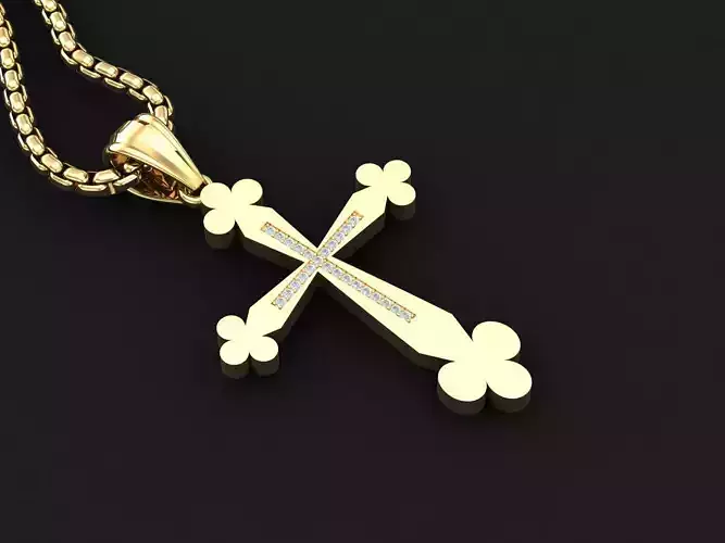 Jesus Christ Pendant 3CP002 3D print model