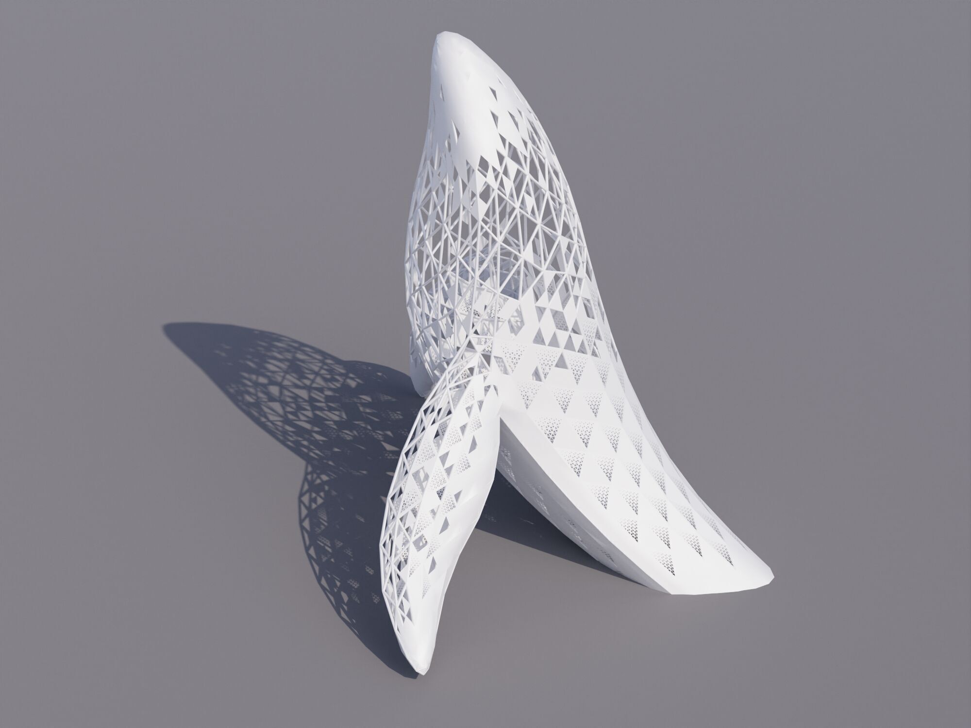 Whale sculpture 3D model_3
