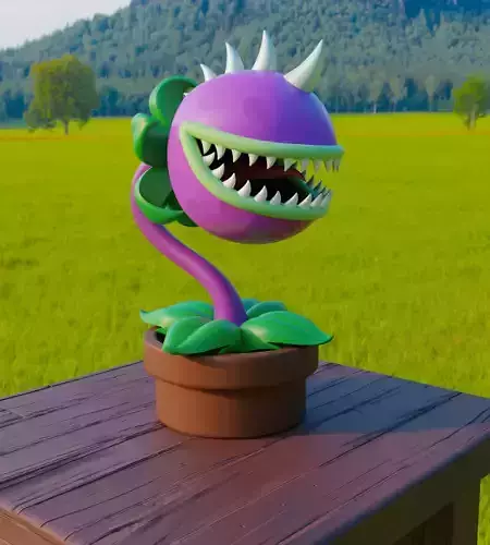  Carnivorous plant 3D print model