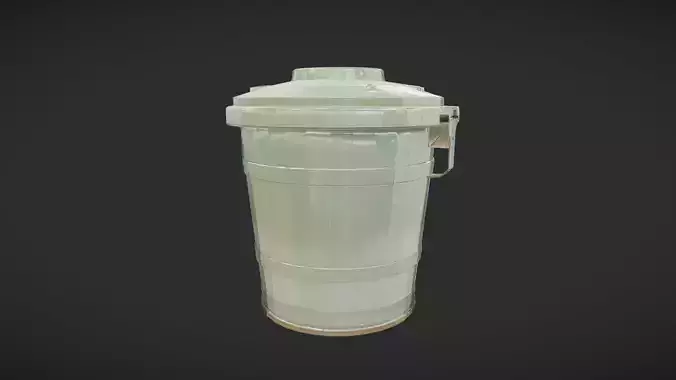 military metal container with lid