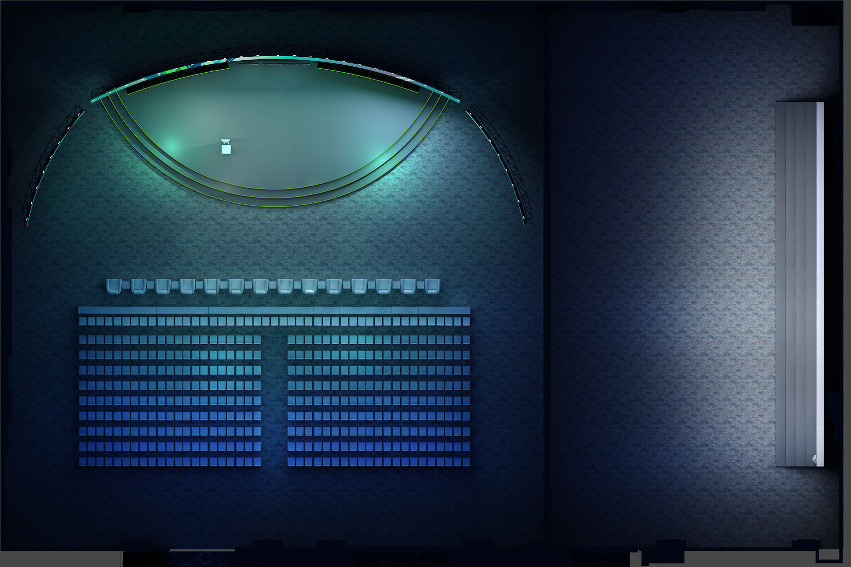 stage Low-poly 3D model_6