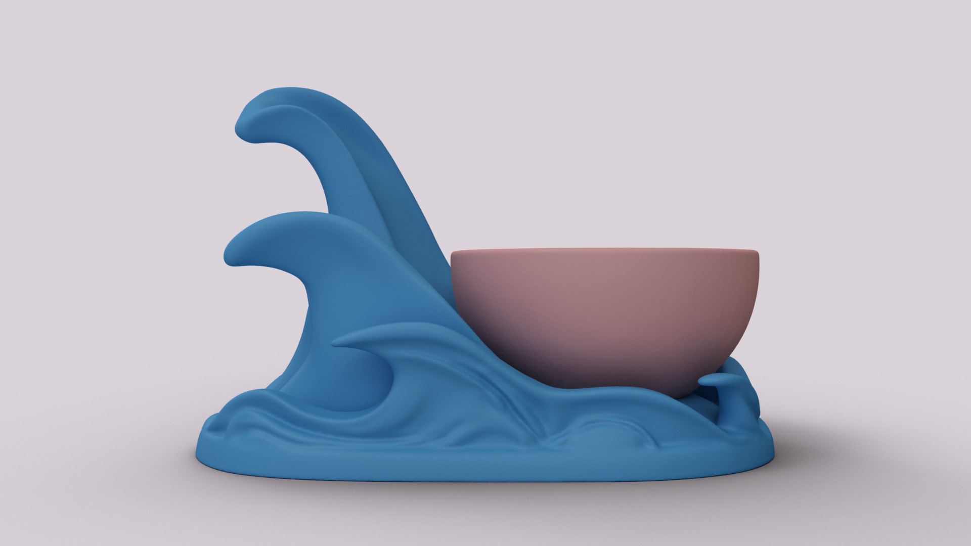 Ocean Breeze Planter 3D print model_1